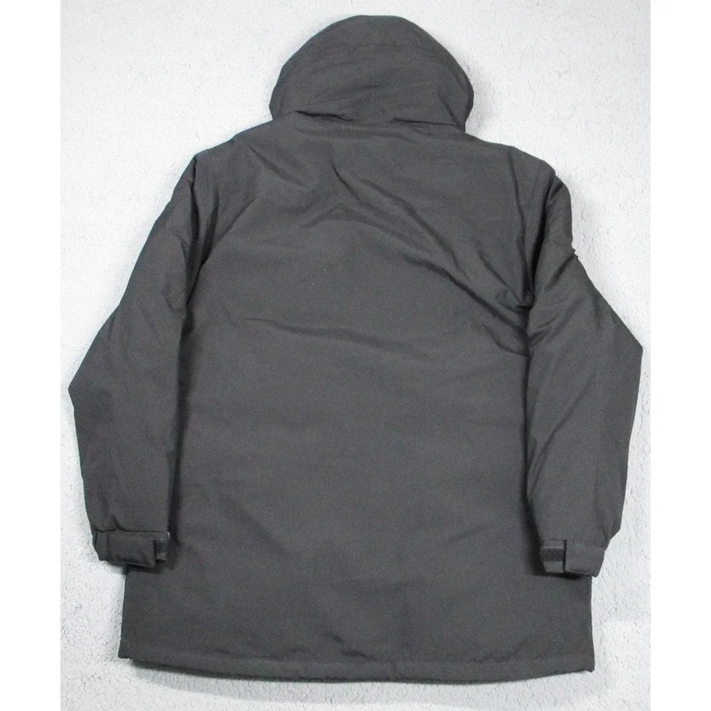 MSX By Michael Strahan Parka Mens XL Black Hooded Insulated Coat Water Resistant - Picture 10 of 10